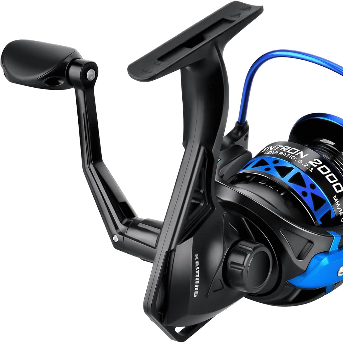 KastKing Centron & Centron Lite Spinning Reels, Freshwater and Saltwater Spinning Fishing Reel, Up to 17.5Lbs Max Drag, 5.2:1 Gear Ratio, Ultra Smooth Powerful, CNC Aluminum Spool, 9+1 BB Light Weight