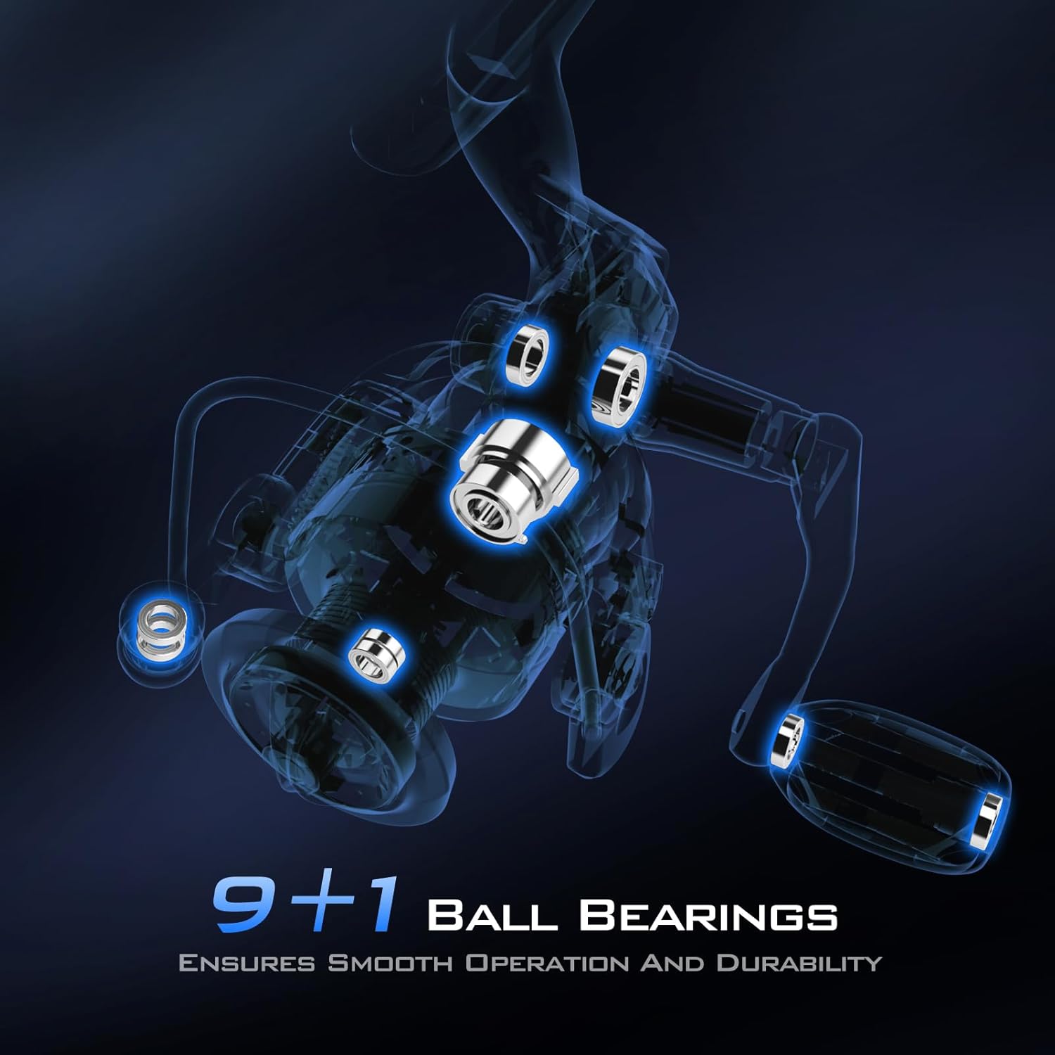 KastKing Centron & Centron Lite Spinning Reels, Freshwater and Saltwater Spinning Fishing Reel, Up to 17.5Lbs Max Drag, 5.2:1 Gear Ratio, Ultra Smooth Powerful, CNC Aluminum Spool, 9+1 BB Light Weight