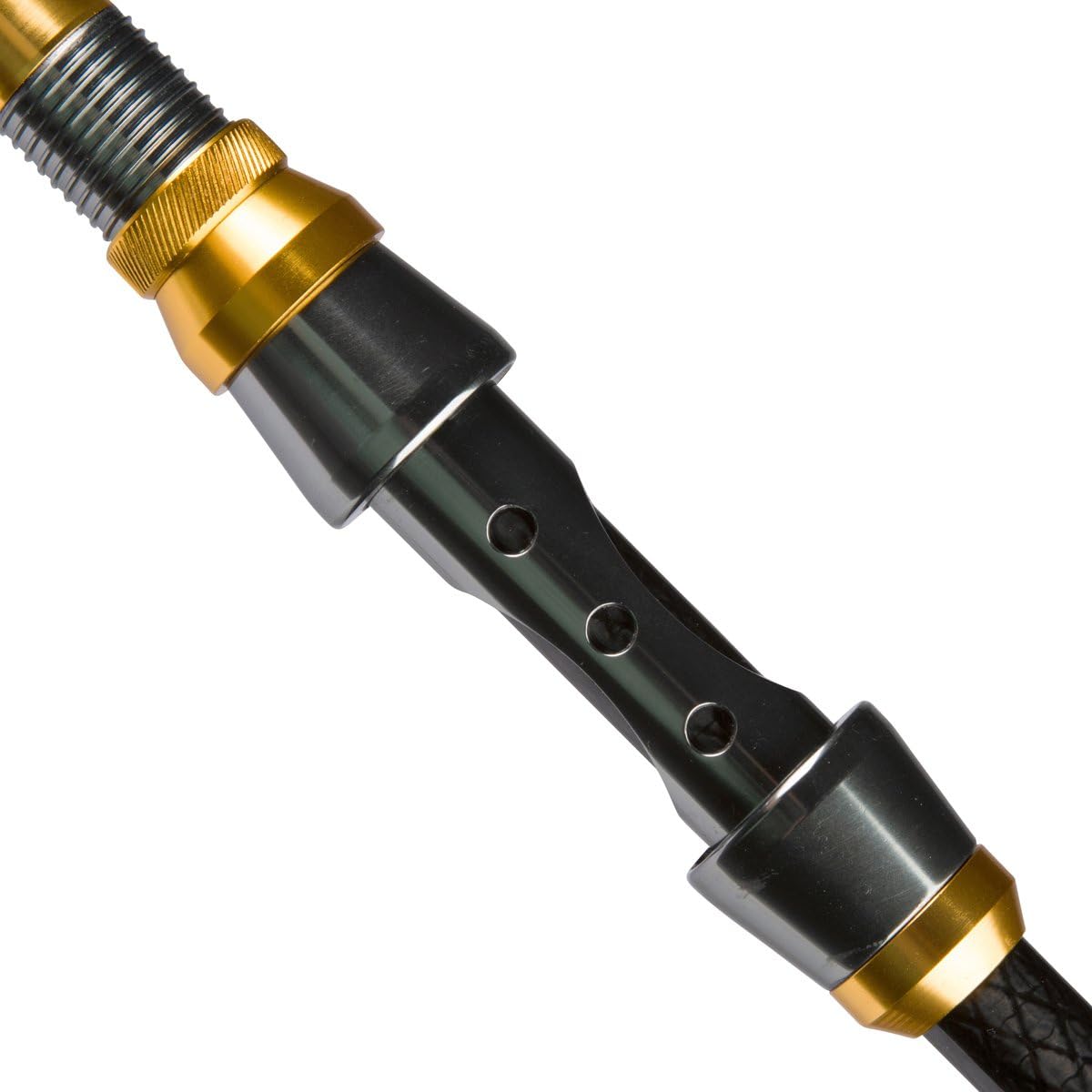 High Altitude Brands Lightweight Portable Telescopic Fishing Pole, Case and Available with Spinning Reel Rod Combo, Motorcycle, Car, Hiking, Backpacking, Wheelchair Travel Gear, Collapsible Poles