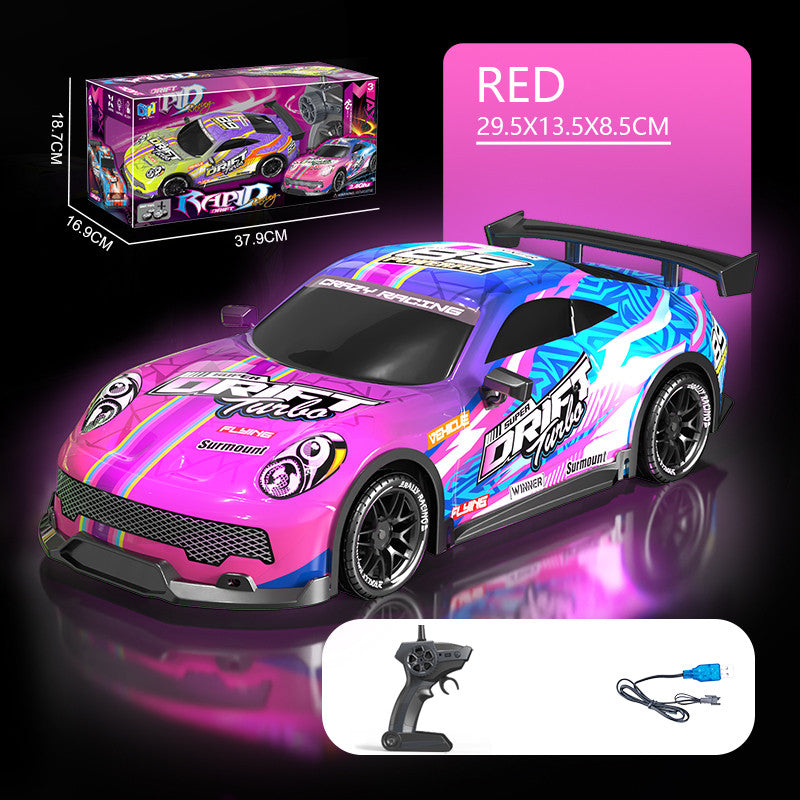 High-Speed RC Car with LED Lights