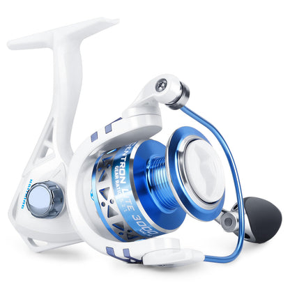 KastKing Centron & Centron Lite Spinning Reels, Freshwater and Saltwater Spinning Fishing Reel, Up to 17.5Lbs Max Drag, 5.2:1 Gear Ratio, Ultra Smooth Powerful, CNC Aluminum Spool, 9+1 BB Light Weight