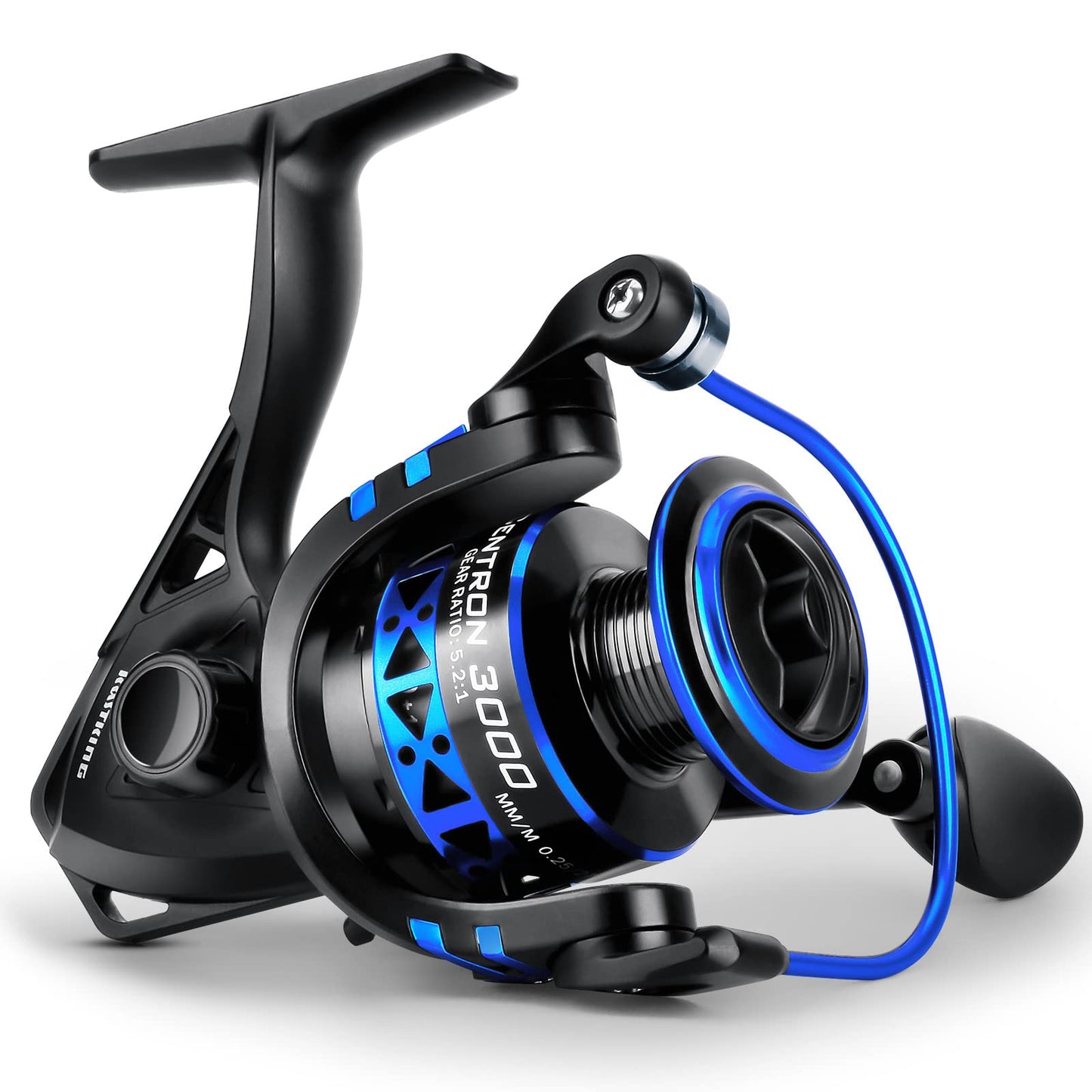 KastKing Centron & Centron Lite Spinning Reels, Freshwater and Saltwater Spinning Fishing Reel, Up to 17.5Lbs Max Drag, 5.2:1 Gear Ratio, Ultra Smooth Powerful, CNC Aluminum Spool, 9+1 BB Light Weight