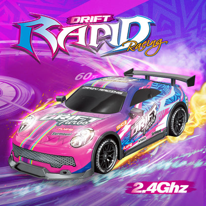 High-Speed RC Car with LED Lights