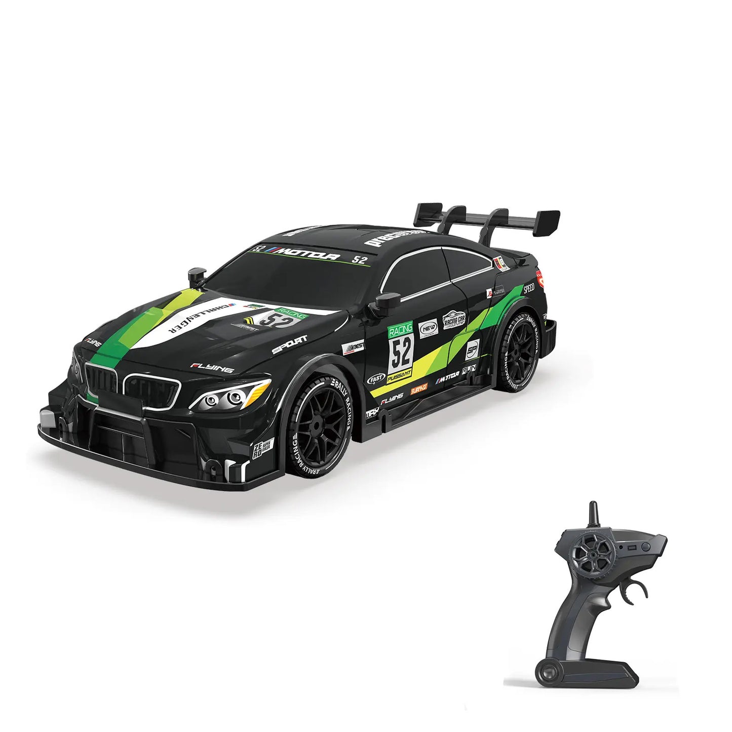 High-Speed RC Car with LED Lights