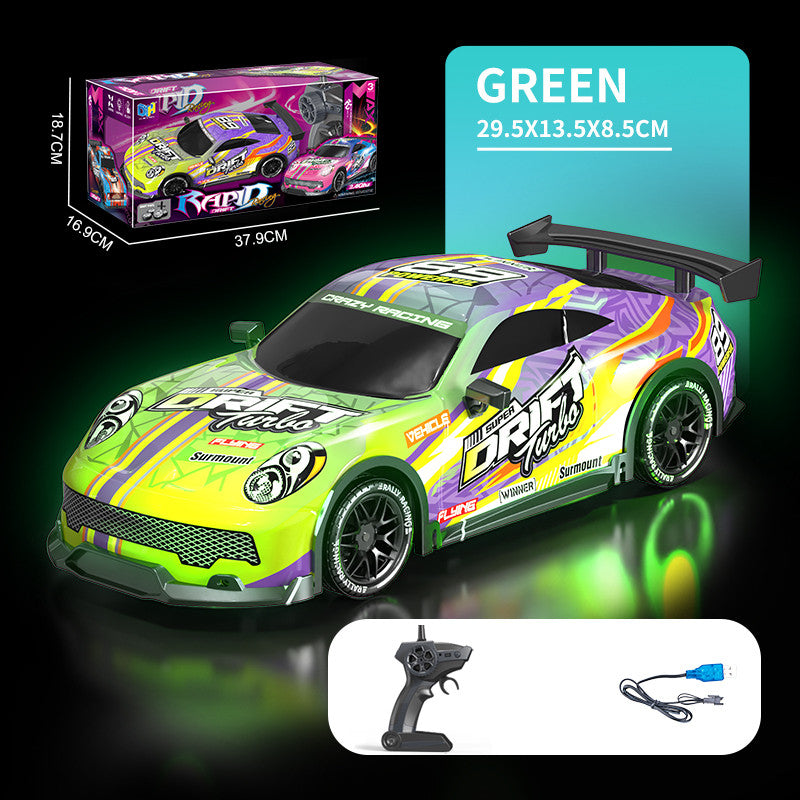 High-Speed RC Car with LED Lights