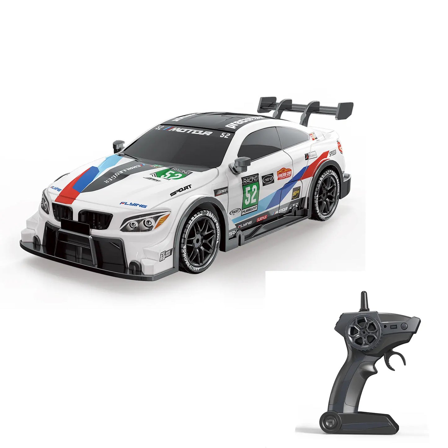High-Speed RC Car with LED Lights